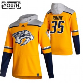 Nashville Predators Pekka Rinne 35 2020-21 Reverse Retro Hoodie Sawyer - Kinderen